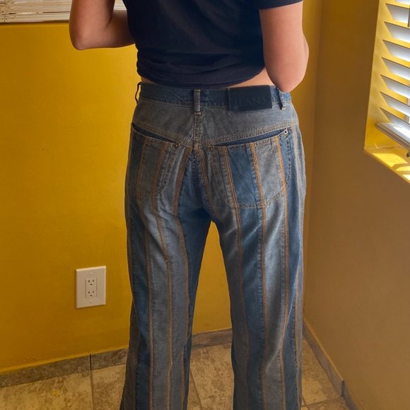 Plein Sud Denim low-rise size 8 - Picture 2 of 5